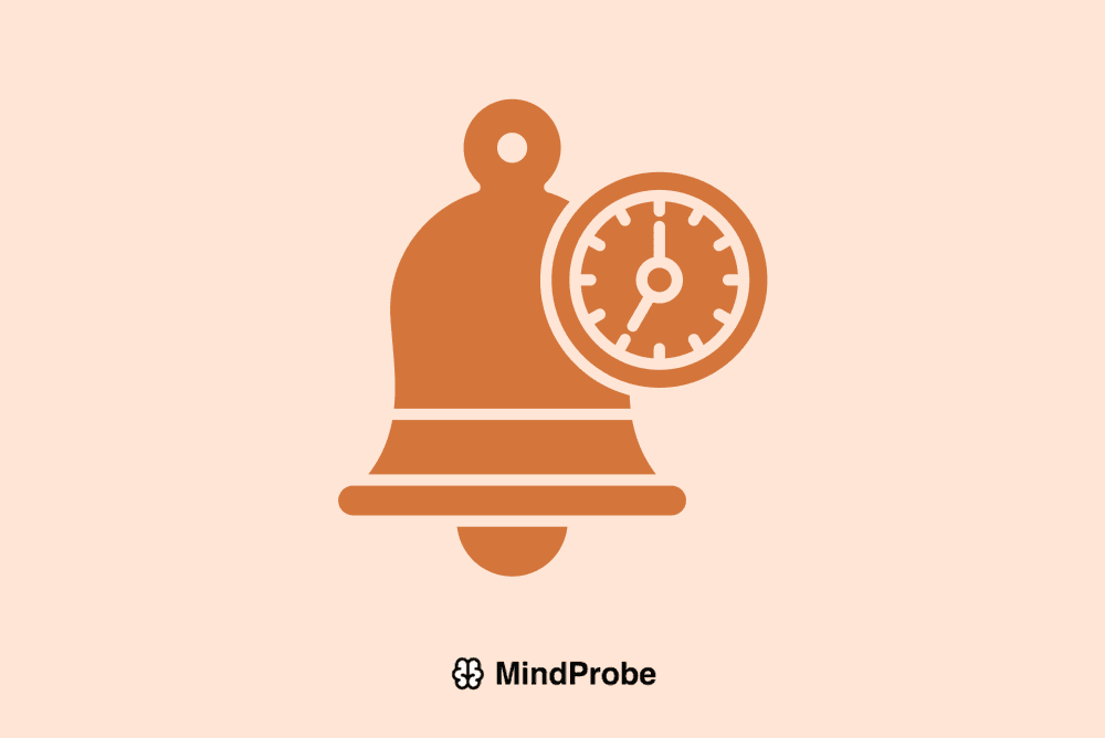 Bell icon hitting a gauge