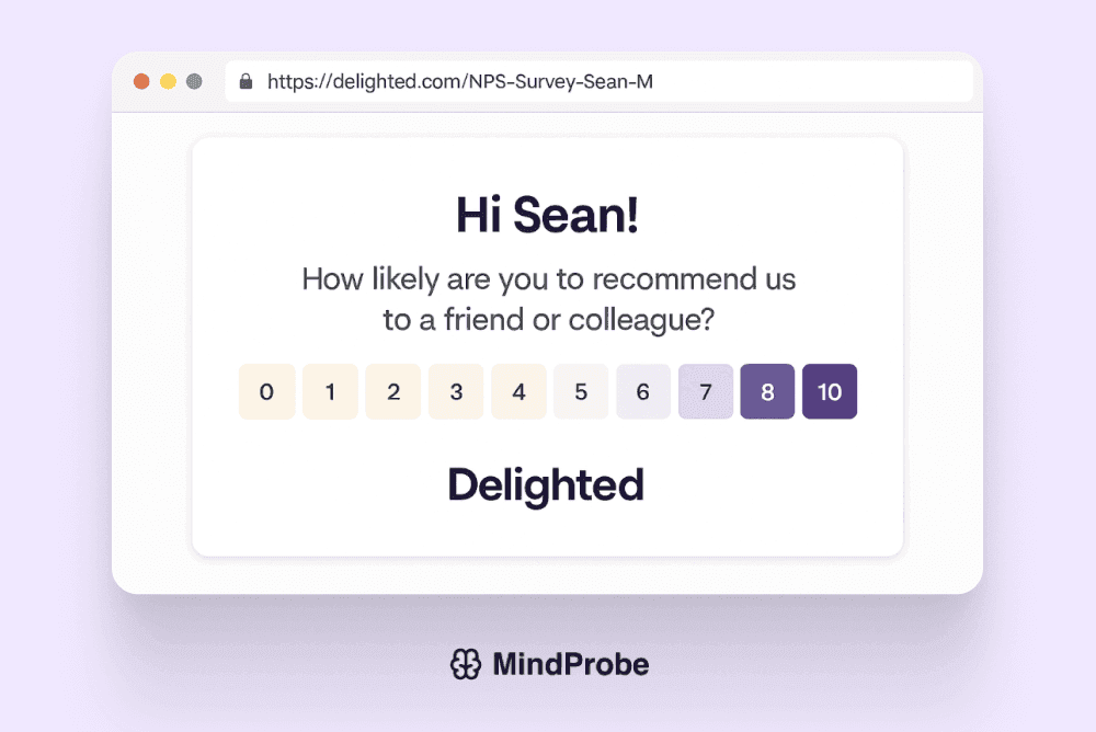 Example URL with highlighted ?utm_source=twitter&utm_campaign=fall2025&name={name} and a pre-fill demo in the survey preview.