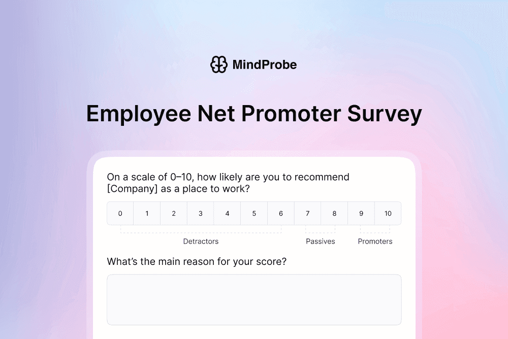 Employee Net Promoter (eNPS) Survey Template