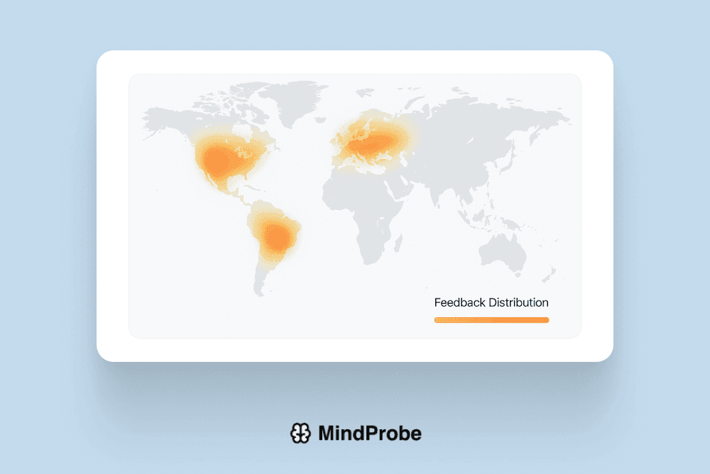 Geo heatmap overlay on world map