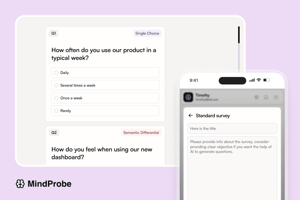 Create Polished Standard Surveys in Minutes