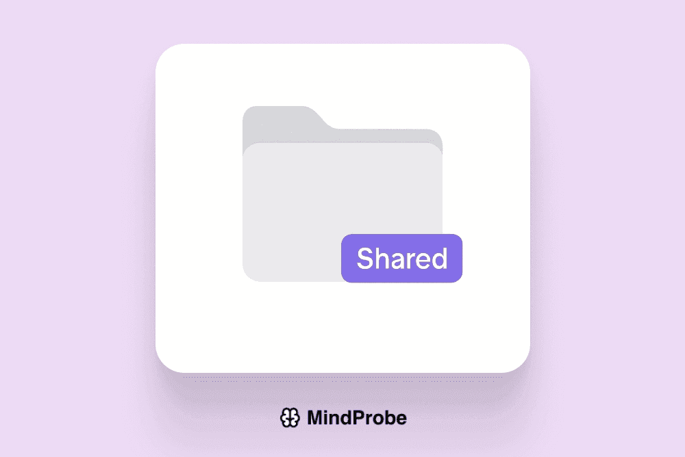 Folder icon with shared tag